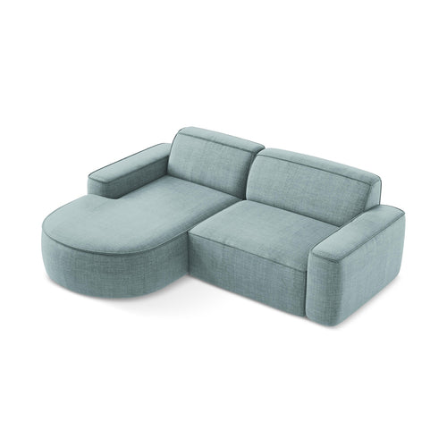 LaMiaSofa hoekbank links Melissa - textuurstof - jeans - 224x166x70