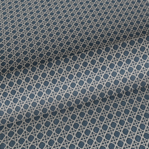 Sanders & Sanders behang ruiten donkerblauw - 53 cm x 10 m - 640514