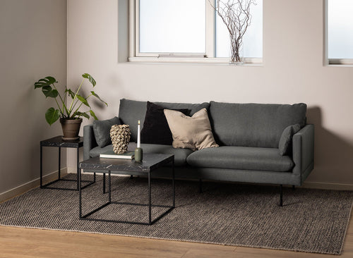 BRAM Salontafel Jolyn - 60 x 60cm - Zwart Marmer Look - vtwonen shop