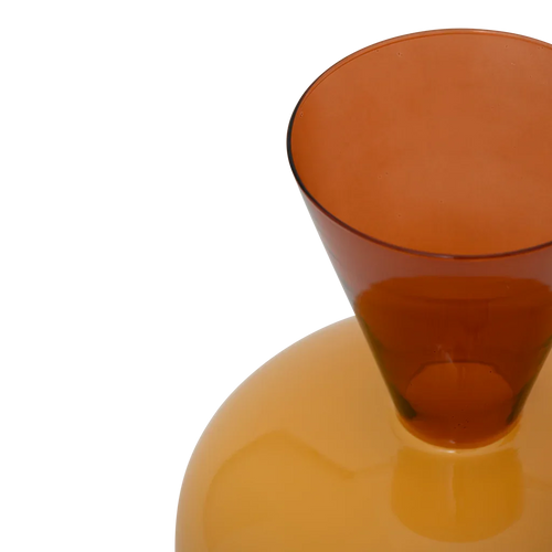 Urban Nature Culture vaas Zinhle, golden orange - Ø 27 * 32 cm