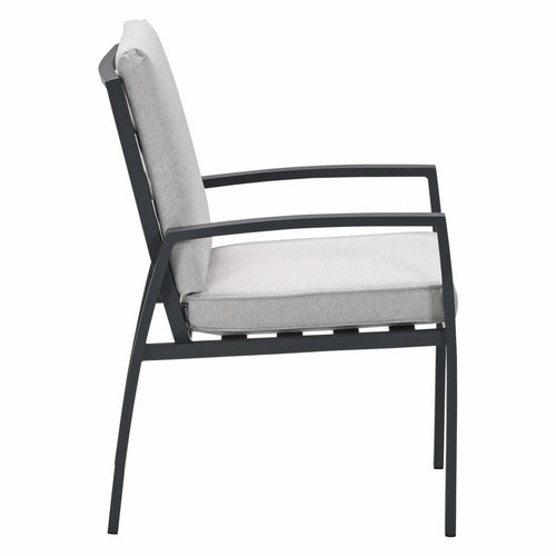 Garden Impressions Vasano dining fauteuil - carbon black - desert sand - vtwonen shop