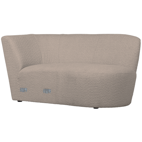 WOOOD Coco Chaise - Polyester - Zand - 70x80x138 - vtwonen shop