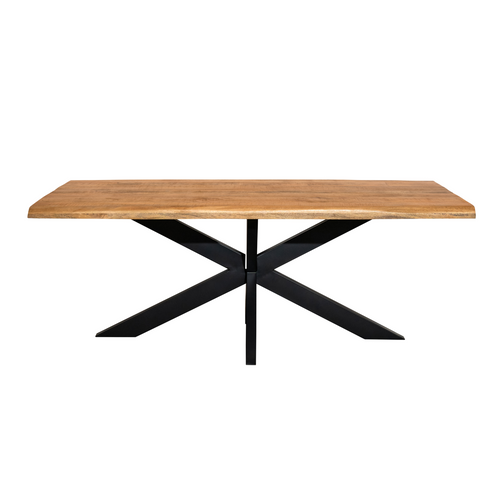 Starfurn  boomstamtafel Denver - bruin - 100x200x76cm - vtwonen shop