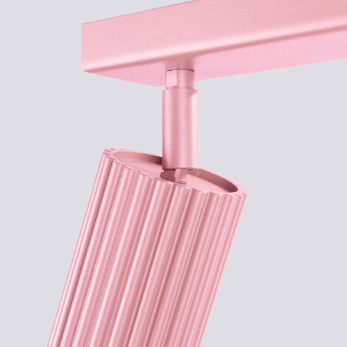 Sollux Lighting Plafondlamp KARBON 6L roze - 117x6,5x16,5cm
