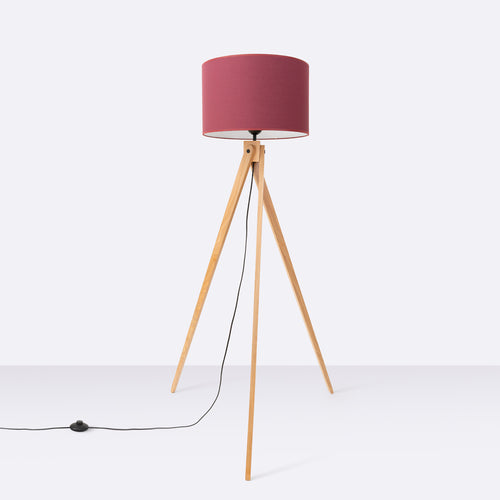 Sollux Lighting Staande lamp NATT bordeaux - 77x77x140cm