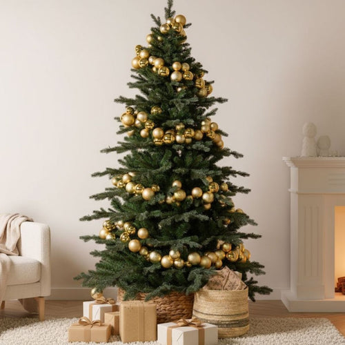 Triumph Tree Sherwood Deluxe - Kerstboom met Volle Uitstraling en 1092 Takken - Kerstversiering voor Binnen - Kunstboom Makkelijk op te Zetten - 155 x