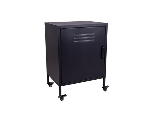 MaximaVida metalen lockerkastje Finn met wieltjes 52 x 40 x 67 cm zwart - vtwonen shop