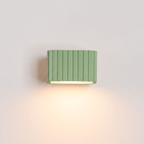 Sollux Lighting Wandlamp RIFF saliegroen Gx53 - 10x12x6cm
