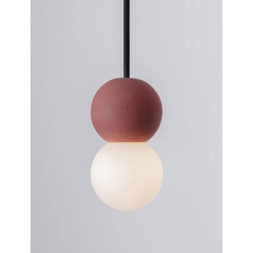 Nova Luce ZERO Slanke hanglamp met rode LED G9 1x5W