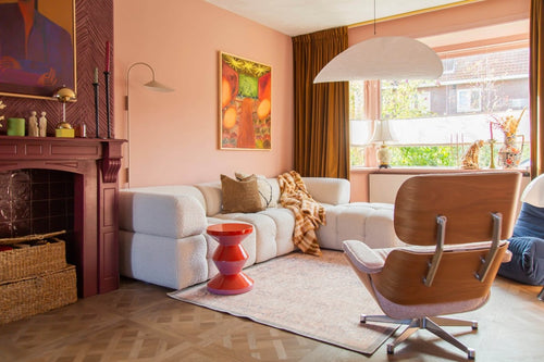 Interieur05 Vintage vloerkleed Sybil- groen/beige - 290 x 200 cm