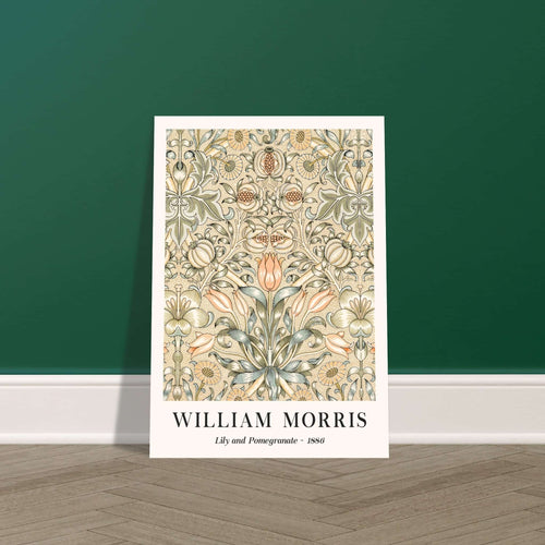 Artfulprints  William Morris - Lily and pomegranate 1886   poster 70x100 cm - vtwonen shop