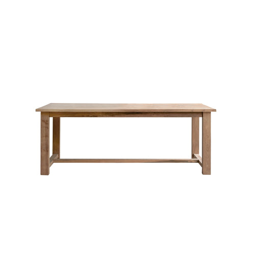Tikamoon Eettafel van gerecycled massief teakhout voor 6/8 personen - Naturel - vtwonen shop