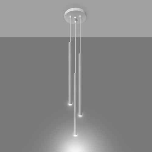 Sollux Lighting Hanglamp PASTELO 3P wit - 20x20x90cm