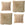 KUSSENSET - 4-delig - Cosy Layers - 60x60 cm, 45x45 cm - inclusief binnenkussens - wit