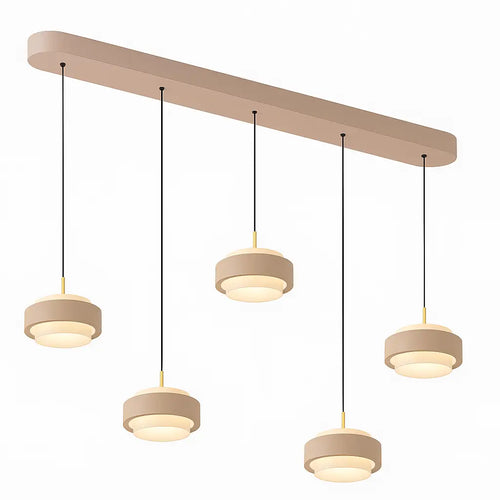 Freelight hanglamp Puleggia - 5 lichts - 120  x 150   cm - beige