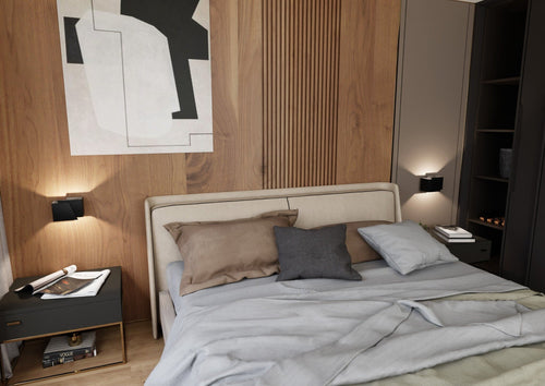 Emibig wandlamp Frost - 1 lichts - 15  x 13   cm - zwart - vtwonen shop