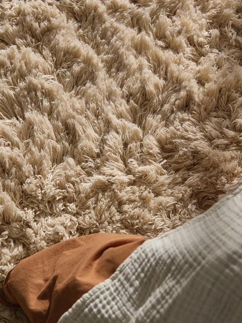 benuta wollen vloerkleed Baadal - beige - 160x230 cm