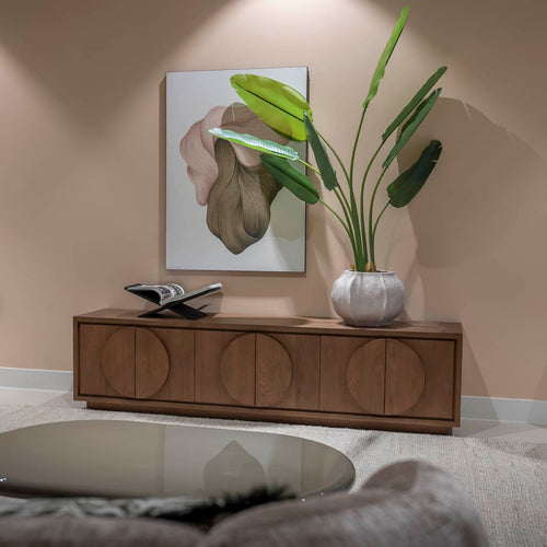 DÉJA Living Tv-meubel Isla - Bruin Hout - 200x40x50cm