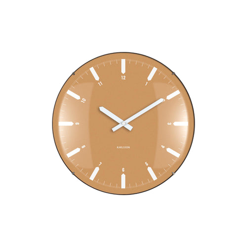 Karlsson wandklok Realista Dome - geel - Ø35cm - vtwonen shop