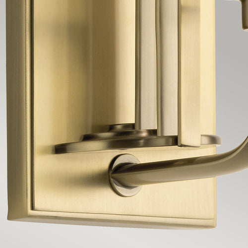 Elstead Kichler Kimrose Wandlamp geborsteld natuurlijk messing