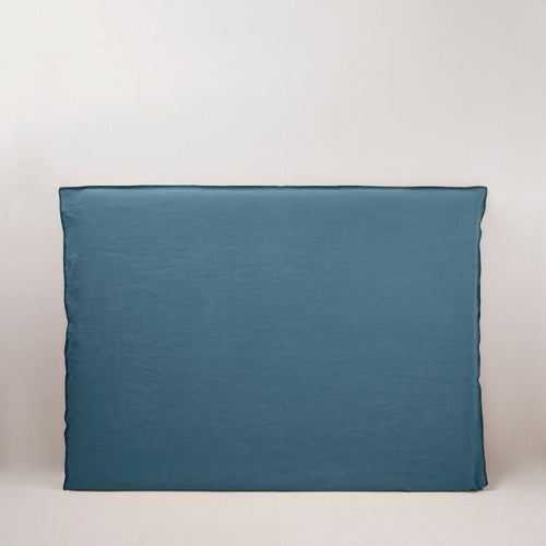 Madura Hoes voor hoofdbord Nino indigo en zwarte slinger 150x134 cm