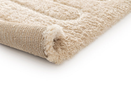 AFK Living vloerkleed Eolya - reliëfeffect - beige - 200 x 290 cm