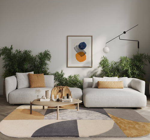 Vloerkleed MOMO Rugs Matrix Oval Sunset 200x300 cm