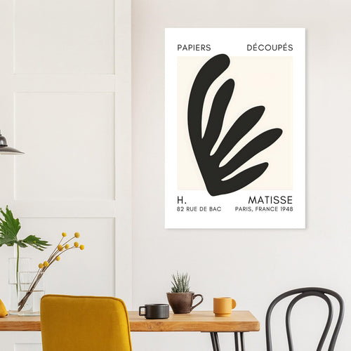 Artfulprints  Matisse – Aquatic impression black   poster 30x40 cm