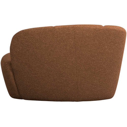 WOOOD 2-zits bankje links Mojo - Polyester - Roestbruin Melange - vtwonen shop