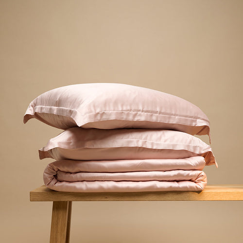 Coco & Cici - Eco Bamboe Dekbedovertrek Powder peach - 260x220 + 2 kussenslopen 60x70
