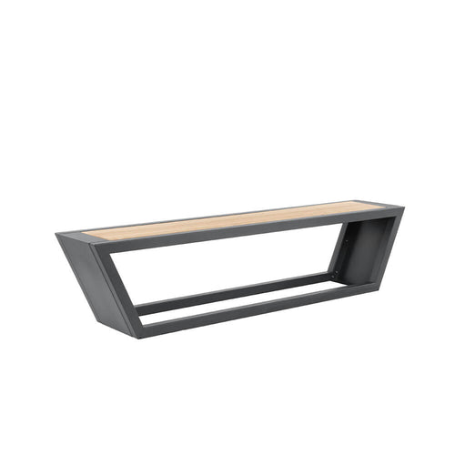 HOME DELUXE Stalen zitset KOBON antraciet - Made in Germany - 2 x bank + 1 x tafel