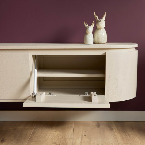 Starfurn Tv-meubel Excellent - Zandkleur Hout - 120x35x30cm