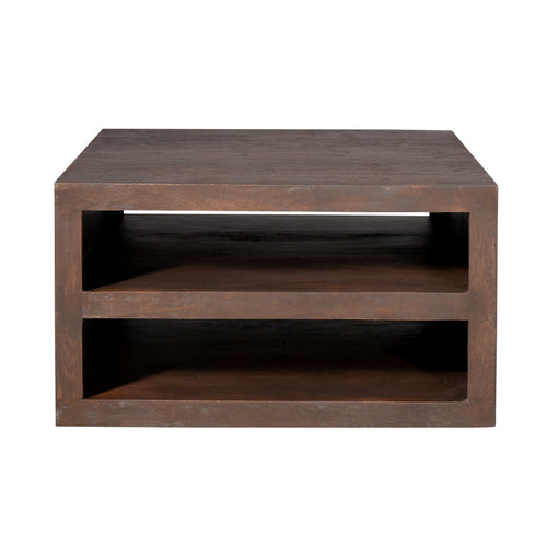 StarFurn Salontafel Brussel - Bruin Hout - 80x80x40cm - vtwonen shop