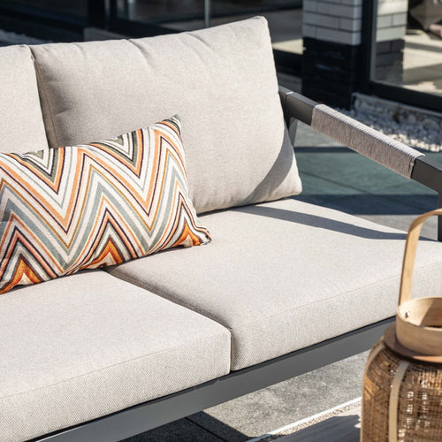 Garden Impressions Loungeset Milou hoek 4-delig - donker grijs