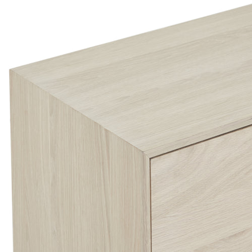 Furnhouse 4-deurs dressoir Porto - Witte olie - MDF, Eikenfineer - 42x212x79