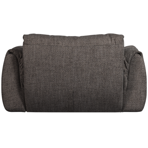 WOOOD loveseat Baggy - Geweven Stof - Warmgrijs Melange - 81x138x101