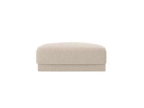 Micadoni - Poef "Miley" boucle beige - 90x90x40cm