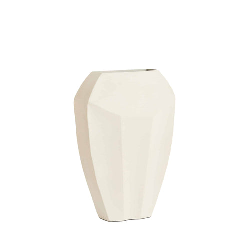 Light & Living vaas Cordoba - wit - 30x13x45cm - vtwonen shop