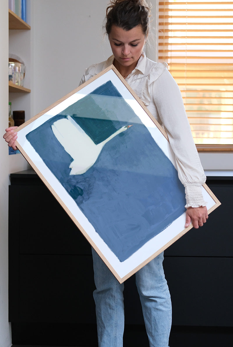 Jörgen Hansson - The Swan - PSTR studio Kunst Poster – vtwonen shop