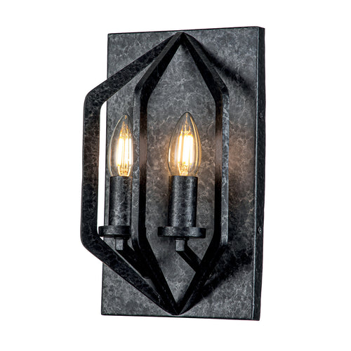 Elstead Quoizel Vanguard Wandlamp Oud Zwart