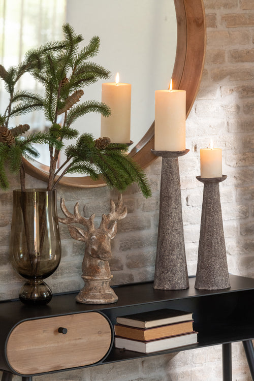 J-Line kaarshouder - aluminium - bruin - small - vtwonen shop