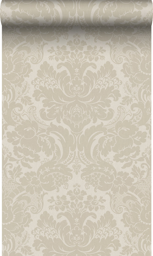 Origin Wallcoverings behang ornamenten donker beige - 53 cm x 10,05 m - 347038 - vtwonen shop