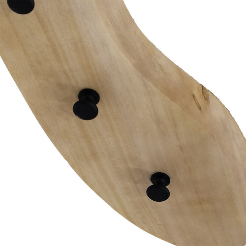 Giga Meubel Kapstok Mirthe - Naturel - Mangohout - 100cm - vtwonen shop