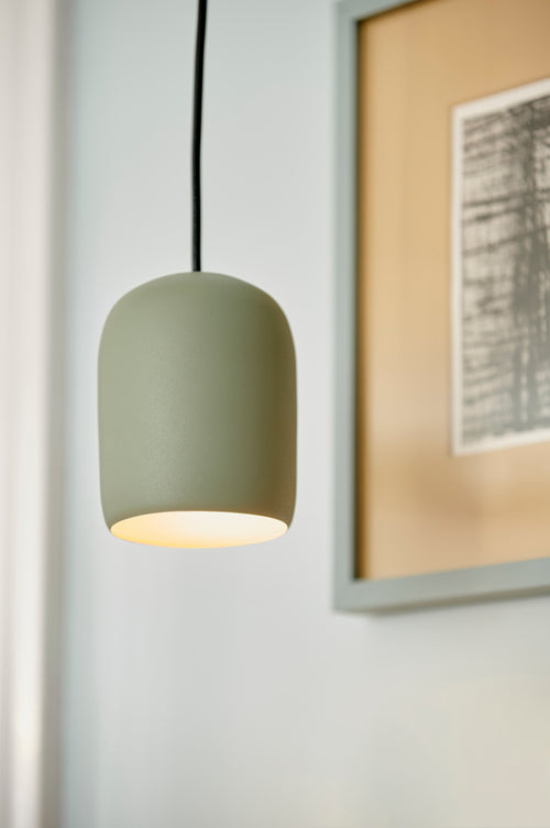 Nordlux Notti Hanglamp - Ø10cm - E27 - Groen