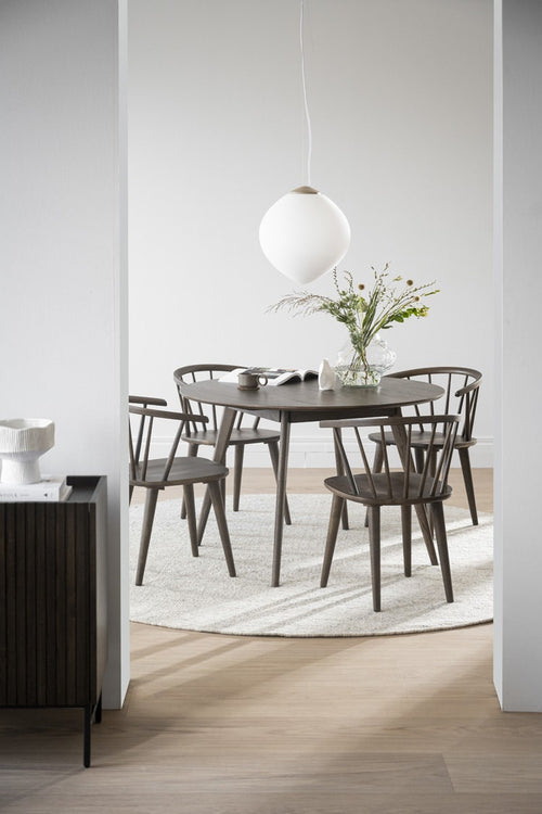 Rowico Home Yumi Ronde Houten Eettafel Ø 115 - Donker Eiken - vtwonen shop
