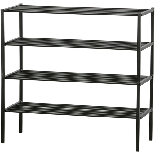 WOOOD schoenenrek Ferro - Metaal - Zwart - 40x85x35 - vtwonen shop