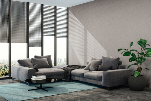Livingwalls behang geschilderd effect lichtgrijs - 53 cm x 10.05 m - AS-374183