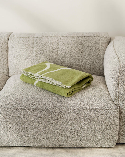 noo.ma Lobi 4‑zits bank Clay Grey Mélange - 318x97,5x73,5 cm