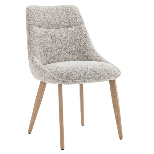 DÉJA Living Eetkamerstoel Malou - Beige/Naturel - Set van 2 - vtwonen shop