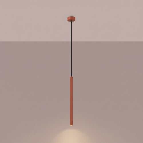 Sollux Lighting Hanglamp ARCHE 1 rode oker - 8x8x120cm